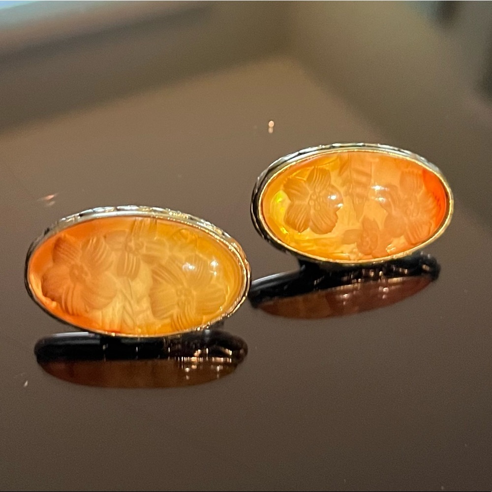 Vintage Monet Clip-On Earrings